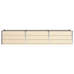 Jardinière Ivoire 240 x 80 x 45 cm Acier 512782512782