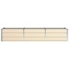 Jardinière Ivoire 240 x 80 x 45 cm Acier 512782512782