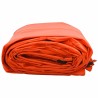 Bâche 650g / m² Orange 3 x 6 m Toile avec revêtement en PVC 512783512783
