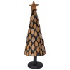 Sapin de Noël avec support Marron 90 cm Bois de teck solide 512801512801