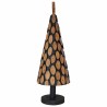 Sapin de Noël avec support Marron 90 cm Bois de teck solide 512801512801