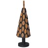 Sapin de Noël avec support Marron 61 cm Bois de teck solide 512802512802