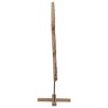 Sapin de Noël avec support Marron 90 cm Bois de teck solide 512810512810