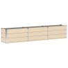 Jardinière Ivoire 240 x 40 x 45 cm Acier 512812512812