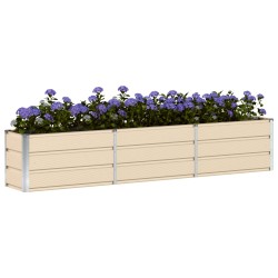 Jardinière Ivoire 240 x 40 x 45 cm Acier 512812512812