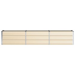 Jardinière Ivoire 240 x 40 x 45 cm Acier 512812512812