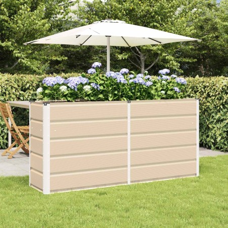 Jardinière Ivoire 160 x 40 x 75 cm Acier 512813512813