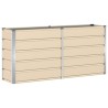 Jardinière Ivoire 160 x 40 x 75 cm Acier 512813512813
