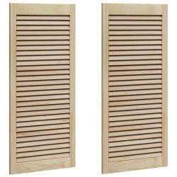 Porte de Cabinet avec porte 2 pcs Naturel 49,5 x 2,1 x 110 cm 512816512816