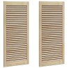 Porte de Cabinet avec porte 2 pcs Naturel 49,5 x 2,1 x 110 cm 512816512816