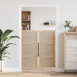 Porte de Cabinet avec porte 2 pcs Naturel 49,5 x 2,1 x 110 cm 512816512816