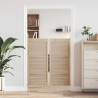 Porte de Cabinet avec porte 2 pcs Naturel 49,5 x 2,1 x 110 cm 512816512816