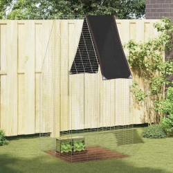 Cage pour lapins Argenté 100 x 100 x 210 cm Acier galvanisé 512818512818