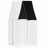 Cage pour lapins Argenté 100 x 100 x 210 cm Acier galvanisé 512818512818