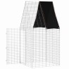 Cage pour lapins Argenté 100 x 100 x 210 cm Acier galvanisé 512818512818
