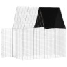 Cage pour lapins Argenté 200 x 100 x 210 cm Acier galvanisé 512821512821