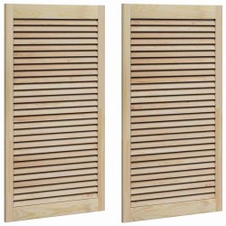 Porte de Cabinet avec porte 2 pcs Naturel 110 x 2,1 x 59,5 cm 512824512824
