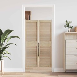 Porte de Cabinet avec porte 2 pcs Naturel 140,5 x 2,1 x 39,5 cm 512825512825