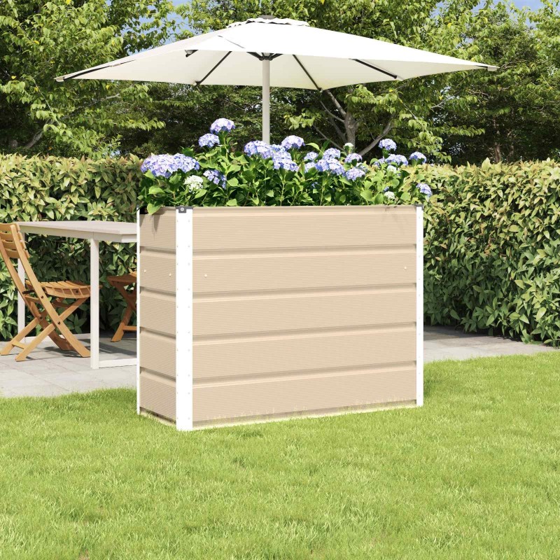 Jardinière Ivoire 100 x 40 x 75 cm Acier 512826512826