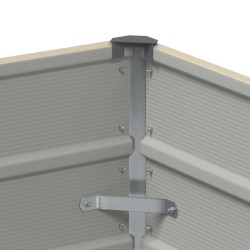 Jardinière Ivoire 100 x 40 x 75 cm Acier 512826512826