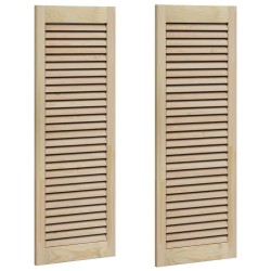 Porte de Cabinet avec porte 2 pcs Naturel 110 x 2,1 x 39,5 cm 512827512827