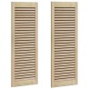 Porte de Cabinet avec porte 2 pcs Naturel 110 x 2,1 x 39,5 cm 512827512827