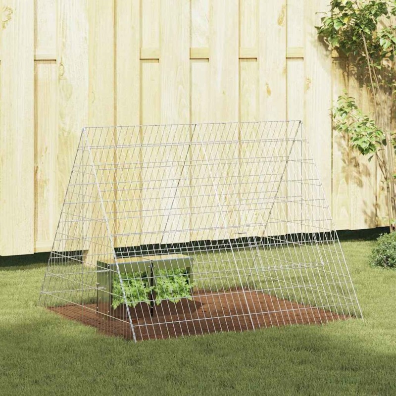 Cage pour lapins Argent 110 x 100 x 85 cm Acier galvanisé 512830512830