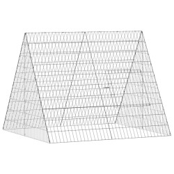 Cage pour lapins Argent 110 x 100 x 85 cm Acier galvanisé 512830512830