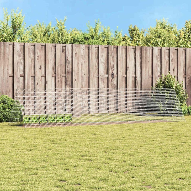 Cage pour lapins Argent 430 x 100 x 85 cm Acier galvanisé 512832512832