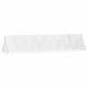 Cage pour lapins Argent 430 x 100 x 85 cm Acier galvanisé 512832512832