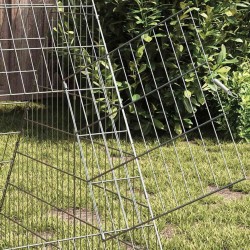 Cage pour lapins Argent 650 x 100 x 85 cm Acier galvanisé 512833512833