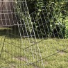 Cage pour lapins Argent 650 x 100 x 85 cm Acier galvanisé 512833512833