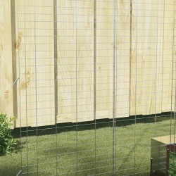 Cage pour lapins Argenté 300 x 100 x 210 cm Acier galvanisé 512836512836