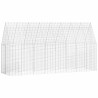 Cage pour lapins Argenté 400 x 100 x 210 cm Acier galvanisé 512837512837