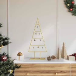 Arbre de Noël en métal Doré 60 cm Acier peint par poudre 512842512842