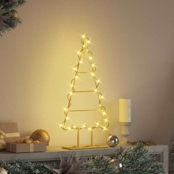 Arbre de Noël en métal Doré 60 cm Acier peint par poudre 512842512842