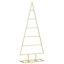 Arbre de Noël en métal Doré 90 cm Acier peint par poudre 512843512843