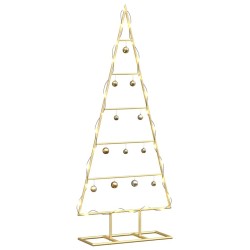 Arbre de Noël en métal Doré 90 cm Acier peint par poudre 512843512843