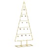 Arbre de Noël en métal Doré 90 cm Acier peint par poudre 512843512843