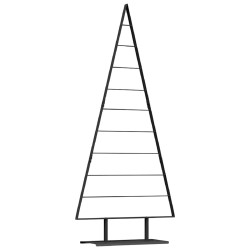 Arbre de Noël en métal avec support Noir 210 cm Acier 512844512844