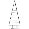 Arbre de Noël en métal avec support Noir 210 cm Acier 512844512844