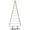 Arbre de Noël en métal avec support Noir 210 cm Acier 512844512844