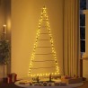 Arbre de Noël en métal avec support Noir 210 cm Acier 512844512844