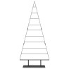 Arbre de Noël en métal avec support Noir 210 cm Acier 512844512844
