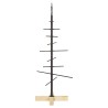 Arbre de Noël en métal Noir 89 cm Acier peint par poudre 512845512845