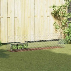 Cage pour lapins Argent 215 x 55 x 55 cm Acier galvanisé 512846512846