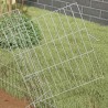 Cage pour lapins Argent 215 x 55 x 55 cm Acier galvanisé 512846512846