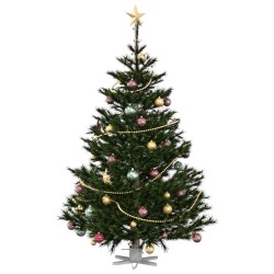 Pied de Sapin de Noël 1.73 Blanc 50 x 50 x 15,5 cm Acier 512849512849