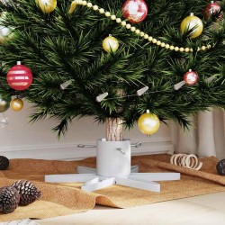 Pied de Sapin de Noël 1.73 Blanc 50 x 50 x 15,5 cm Acier 512849512849