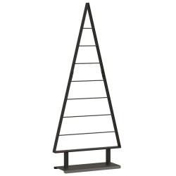Arbre de Noël en métal avec support Noir 125,5 cm Acier 512853512853
